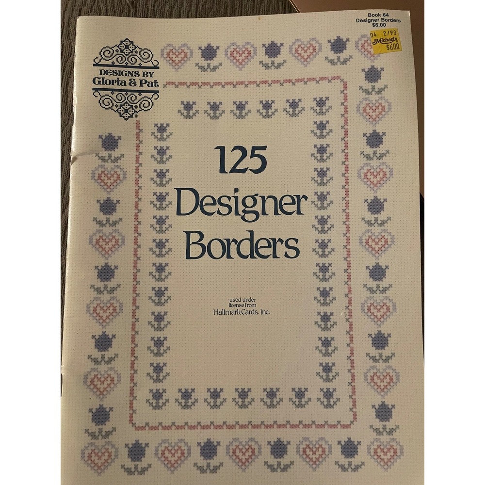 Designs by Gloria & Pat 125 Designer Borders Cross Stitch‎ Booklet